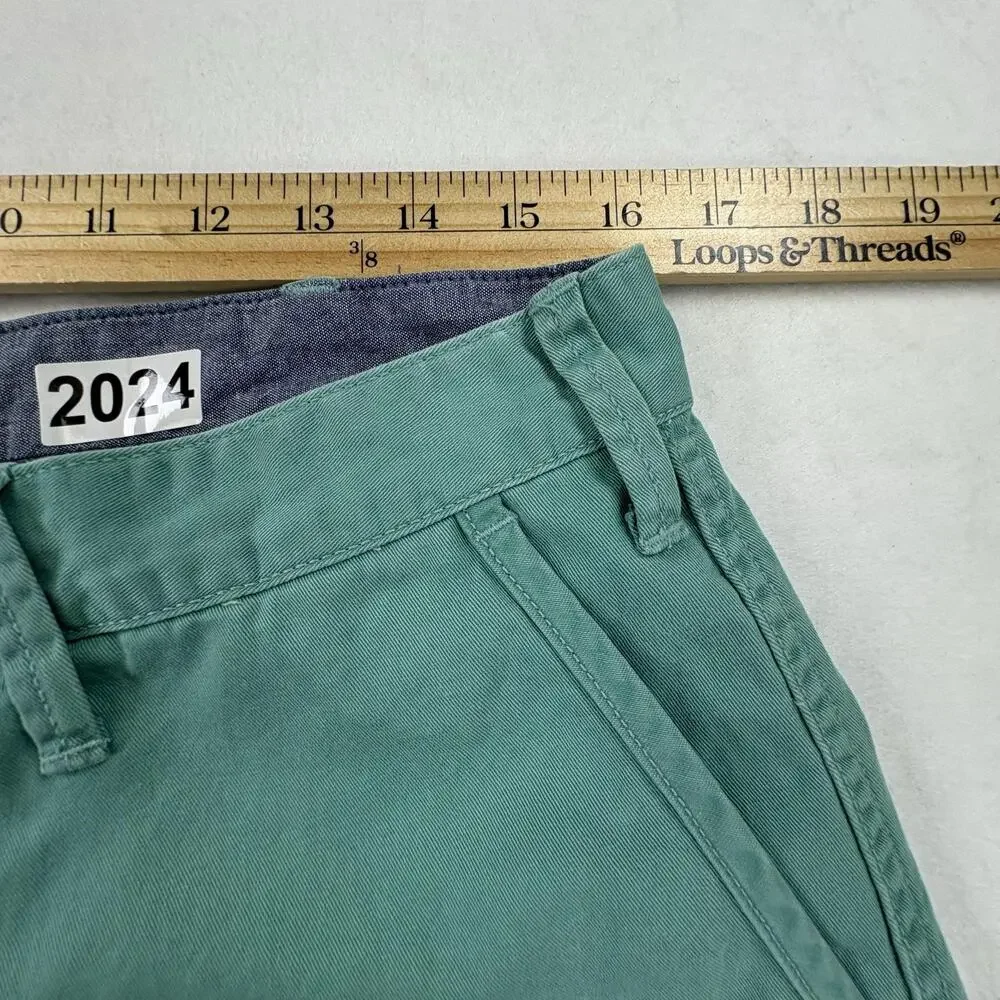 Polo Ralph Lauren Chino Shorts Mens 32 Green 10 Inseam Relaxed Fit Casual NEW